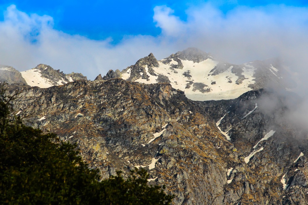 Snow in Mountains